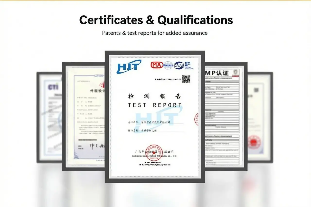 Test Reports & Certificates